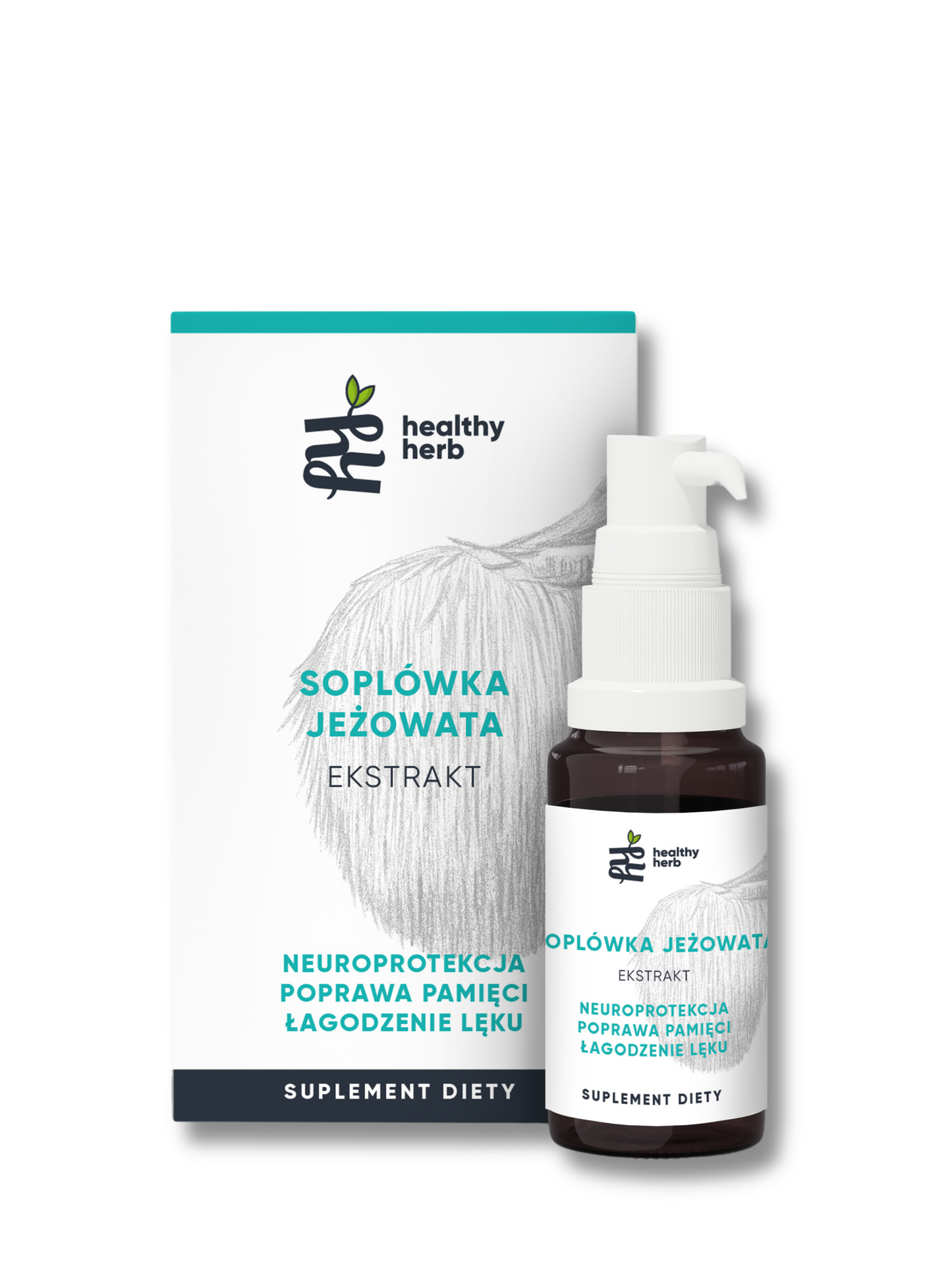Soplówka Jeżowata ekstrakt – Lion’s Mane, Yamabushitake, Adaptogeny