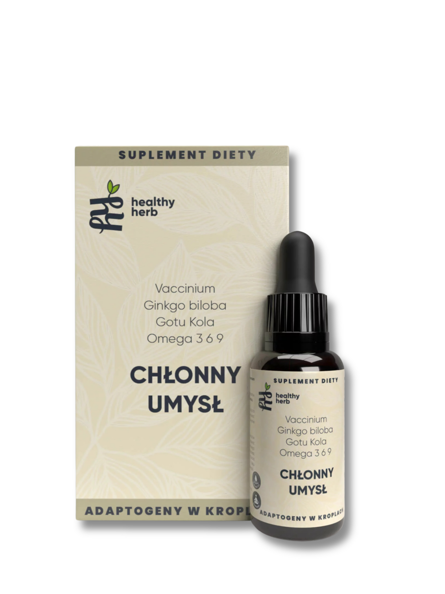 CHŁONNY UMYSŁ - Gotu kola, Borówka czarna, Ginkgo biloba, Kwasy Omega-3 6 9