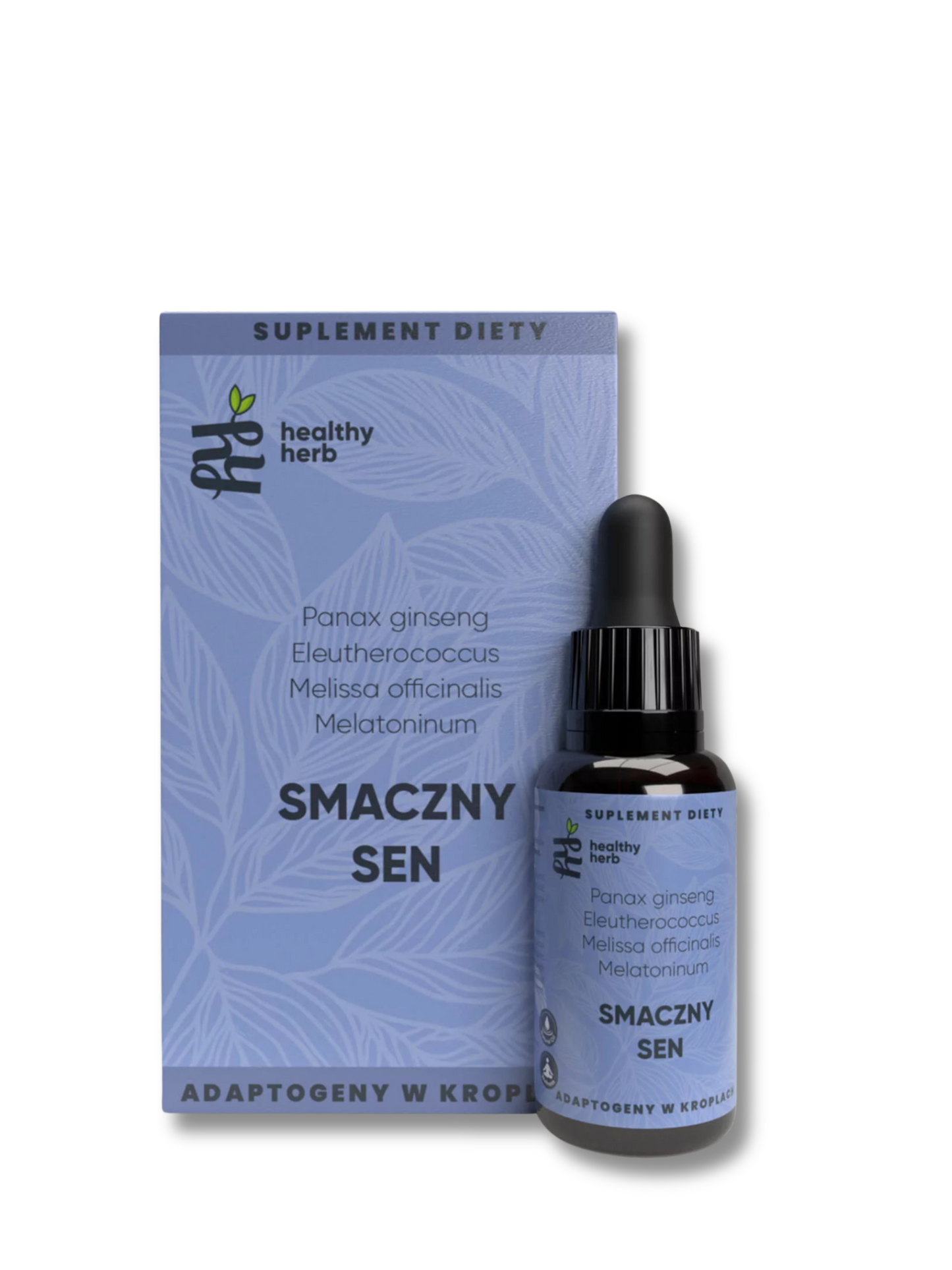 SMACZNY SEN - Eleuterokok kolczasty, Panax ginseng – Żeń szeń koreański, Melisa lekarska, Melatonina