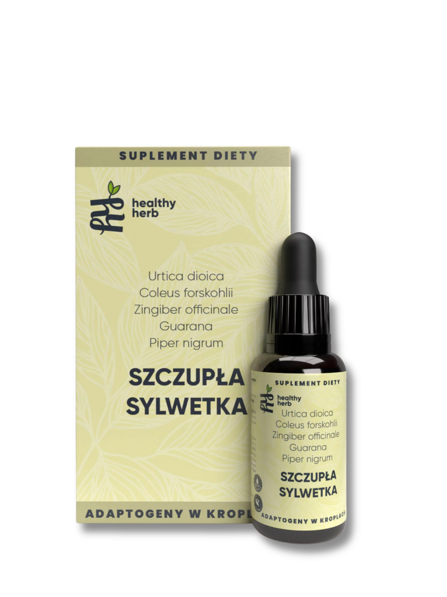 SZCZUPŁA SYLWETKA - Guarana-Paullinia cupana, Piper nigrum, Pokrzywa, Zingiber officinale, Pokrzywa indyjska