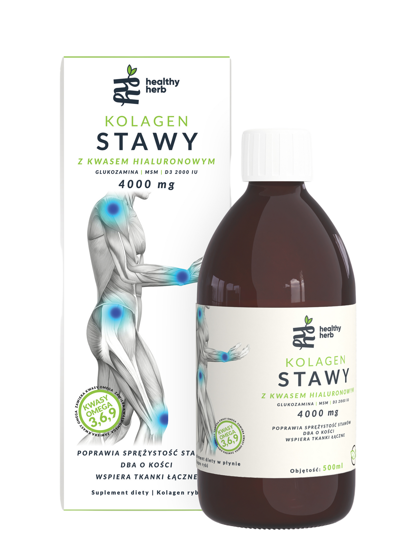 Kolagen Rybi STAWY 4000 mg – Kompleksowe Wsparcie Stawów.